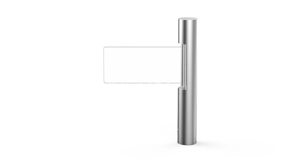 Cylindrical Type Security Half Height Glass Turnstile CPW-321AS